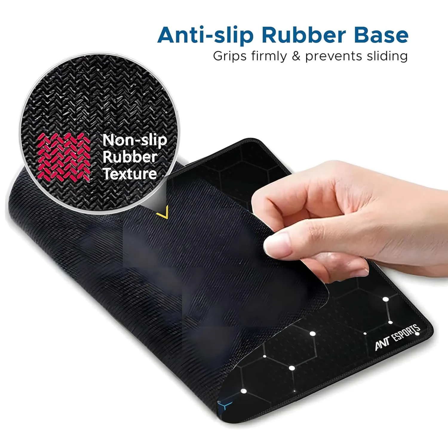 Ant Esports Hexa Mouse Pad 260X210X3mm Anti-fray Stitching view 2